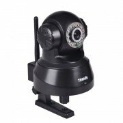TENVIS JPT3815W Wireless IP Pan/Tilt/ Night Vision Internet Surveillance Camera Built-in Microphone With Phone remote monitoring support(Black)